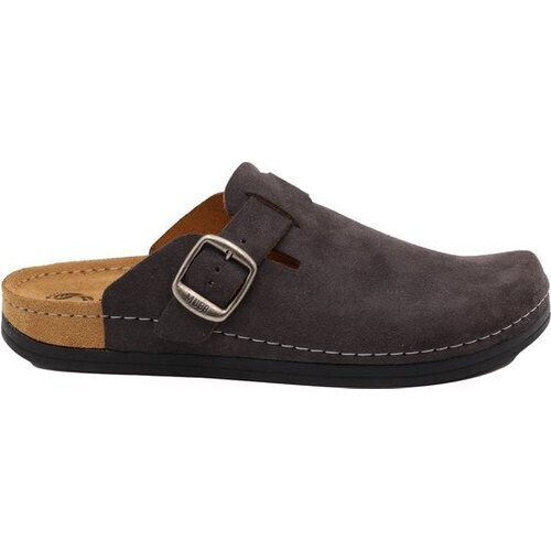 Tweedekans MUBB Donkergrijze Pantoffel Heren - Maat 46 Tweedehands
