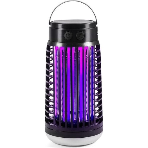 Tweedekans Muggenlamp - Op Accu - Insectenlamp - UV-Licht - Muggenvanger voor Binnen en Buiten - Zwart - van Saaf Tweedehands