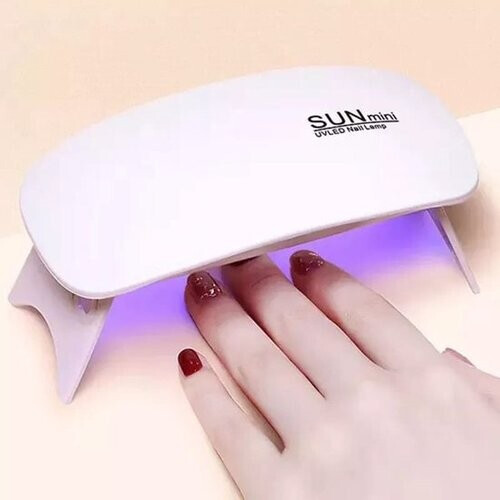 Tweedekans Nagellak Droger SunMini - Professioneel & Compact - LED verlichting 6W - Gellak - Nagel Lamp - Nagelverzorging - USB oplader - Nagellak Droger - Nagellak Lamp - Wit Tweedehands