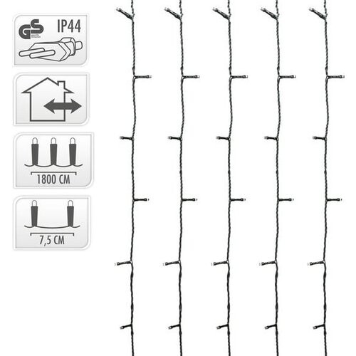 Tweedekans Nampook Kerstboomverlichting - 18 meter - 240 warm witte LEDs - Buiten Tweedehands