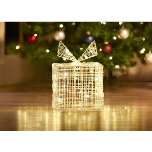 Tweedekans Nampook Kerstverlichting Geschenkdoos - 30 LED - 15cm Hoog Tweedehands