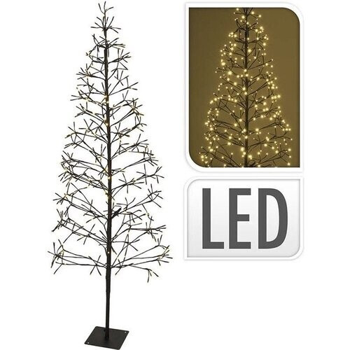 Tweedekans Nampook LED Kerstboom – 180 cm – 400 Warm Witte LED’s – Voor Binnen & Buiten – IP44 – Sfeervolle Kerstverlichting Tweedehands