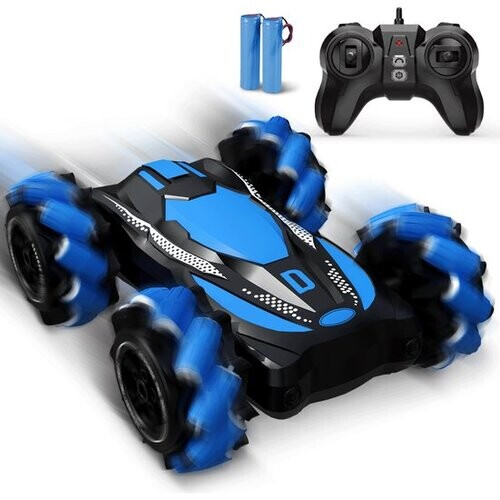 Tweedekans NAPI Bestuurbare Auto - RC Stunt Car met 2 Accu’s - Speelgoed Auto voor Jongens - Buitenspeelgoed - Race Autos - Speelgoedauto Buiten - Radiografisch - Slidestorm Tweedehands
