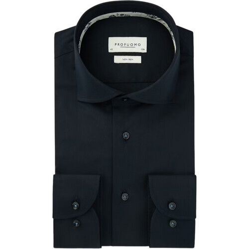 Tweedekans Navy Shirt Cutoway Overhemd | Heren - maat 39 Tweedehands
