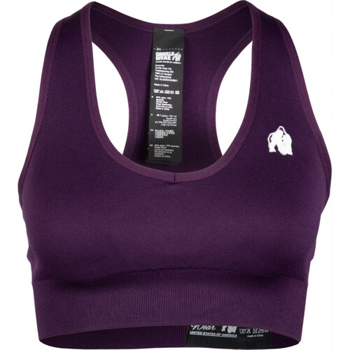 Tweedekans Neiro Seamless Sportbeha – Paars – M/L – Medium Support – Verwijderbare Pads Tweedehands