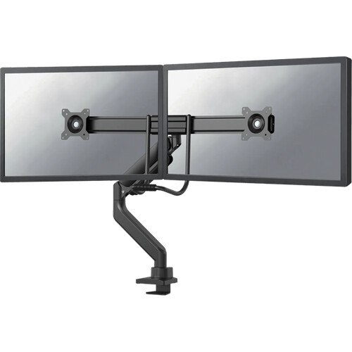 Tweedekans Neomounts NEXT Core DS75-450BL2 Crossbar Monitorarm Gasgeveerd - Zwart Tweedehands