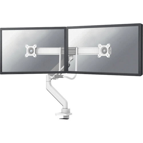 Tweedekans Neomounts NEXT Core DS75-450WH2 Crossbar Monitorarm Gasgeveerd - Wit Tweedehands