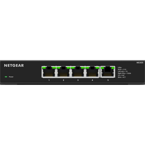 Tweedekans Netgear 5-port 2.5G Ethernet Unmanaged Switch MS305 Tweedehands