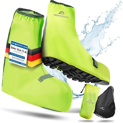 Tweedekans Nextcover® Overschoenen Waterdicht | 100% Waterdichte Regenschoenen Fiets | Reflecterende Schoenovertrek Herbruikbaar| Regenhoezen voor Schoenen | Overschoenen | Schoenbescherming | Fietsoverschoenen Tweedehands