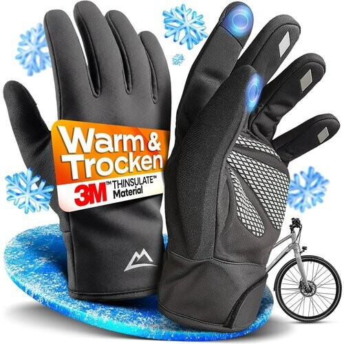 Tweedekans Nextcover® Winter fietshandschoenen - ThermoShield 2.0 - Unisex - maat XXL - Warme & waterdicht - thermo Tweedehands