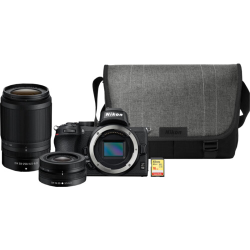Tweedekans Nikon Z50 + 2x lens + Tas + SD Tweedehands