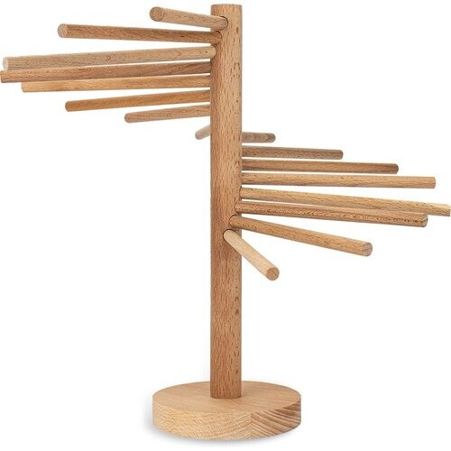 Tweedekans Nimma® Pasta Droogrek - Inklapbaar Pastarek - Pasta Maker - Zelf Spaghetti Maken - Tot 2.5 KG - Bamboe Tweedehands