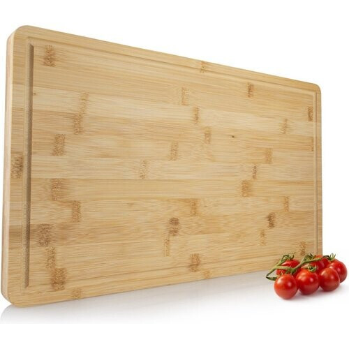 Tweedekans Nimma Snijplank - Incl. Sapgeul Rand - Borrel- en Tapasplank - Houten Snijplanken voor Keuken - Bamboe Tweedehands