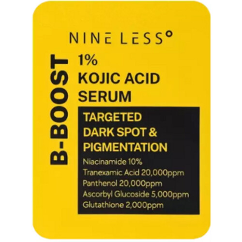 Tweedekans Nine Less B-Boost 1% Kojic Acid Serum Sample 2ml – helder en stralend huidresultaat Tweedehands