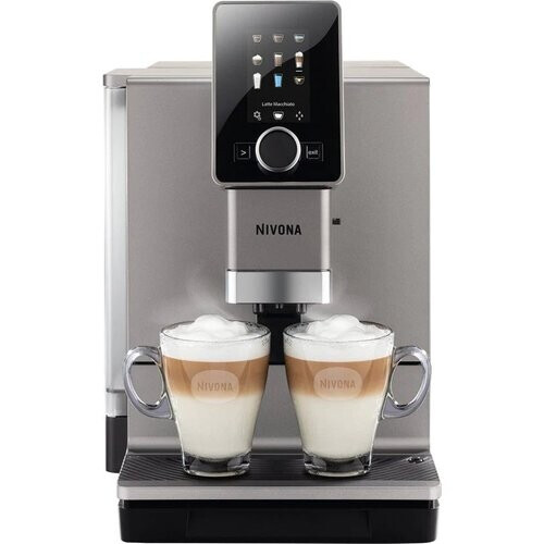 Tweedekans Nivona - NICR 930 Espressomachine - koffiemachine volautomaat- Titanium / Chroom Tweedehands