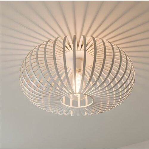 Tweedekans Nolt Plafondlamp Beige - Plafonniere E27 Lamp - Industrieel - Taupe - ⌀ 40cm Tweedehands