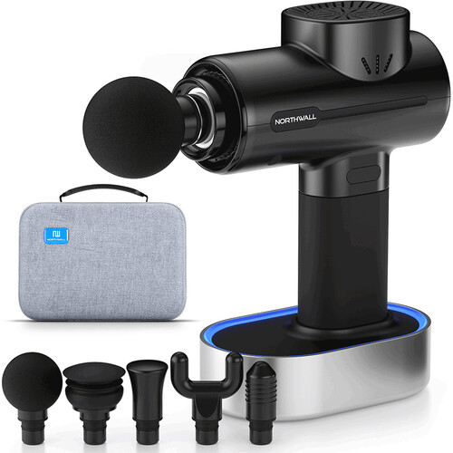 Tweedekans NorthGun Pro – Krachtige Massage Gun met Oplaadstation | Spierherstel, Pijnverlichting & Diepe Spiermassage Tweedehands