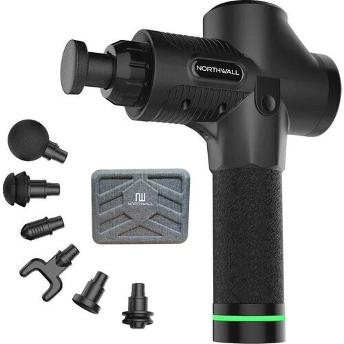Tweedekans Northwall Massage Gun Professioneel Elite - Massage Pistool Inclusief Koffer en 6 Opzetstukken - Krachtig en Draadloos Sport en Relax Massage Apparaat Tweedehands