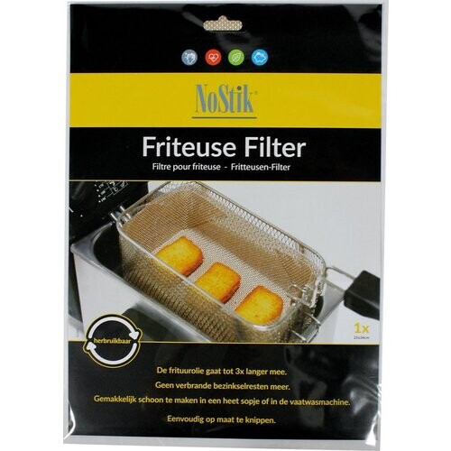 Tweedekans Nostik Friteusefilter voor Bakmandje 25x34cm Tweedehands