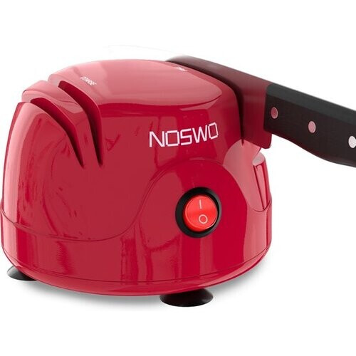 Tweedekans Noswo Elektrische Messenslijper - Multifunctioneel - Geschikt voor Messen, Schroevendraaiers en Scharen - Anti Slip - Rood Tweedehands