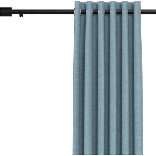 Tweedekans Noswo Gordijnroede - Uitschuifbaar - 183 tot 366 cm - Gordijnstang - Gordijnrails Compleet - Metaal - 300cm - Zwart Tweedehands