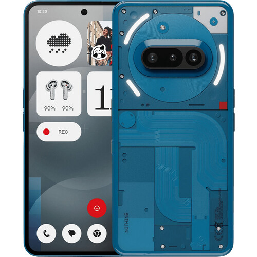 Tweedekans Nothing Phone (3a) 256GB Blauw 5G Tweedehands