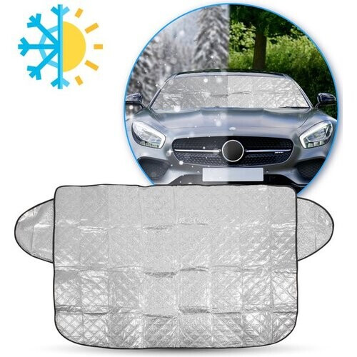 Tweedekans Nuvance - Anti-Vries Deken Auto - Zonnescherm Auto Voorruit - 100 x 145cm - Ijsdeken - Vriesdeken Auto - Voorruithoezen - Auto Accessories Tweedehands