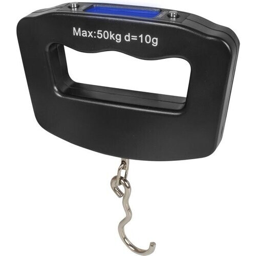 Tweedekans Nuvance - Digitale Kofferweegschaal - Bagageweegschaal tot 50 KG - Inclusief Batterijen - Bagageweger - Koffer Weegschaal met Digitaal Display - Hangweegschaal Tweedehands