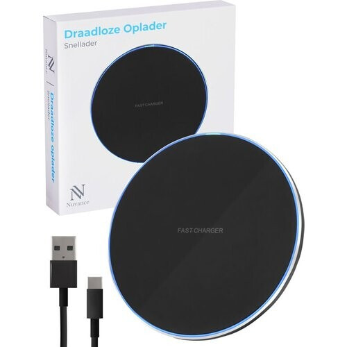 Tweedekans Nuvance - Draadloze Oplader 15W - Inclusief Kabel - Wireless Charger - Fast Charger - iPhone en Samsung Tweedehands