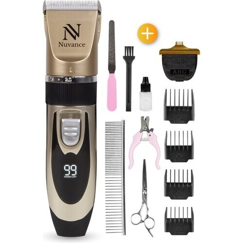 Tweedekans Nuvance - Hondentondeuse - Set - Stil - Draadloos - voor Hond & Kat - Professionele Hondentrimmer Tweedehands