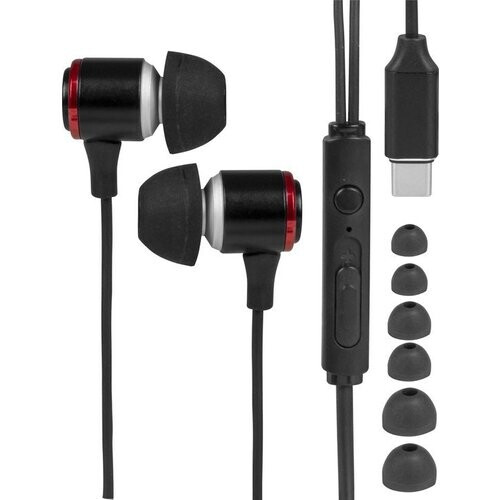 Tweedekans Nuvance - Oortjes met Draad - USB-C Aansluiting - Oordopjes met Draad - In-Ear Oortjes met Draad en Microfoon - Zwart Tweedehands