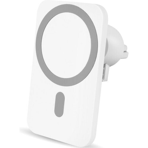 Tweedekans Nuvance - Telefoonhouders Auto - Geschikt voor MagSafe iPhone 12/13/14/15 - Telefoonhouder met Draadloze Oplader - Wit Tweedehands