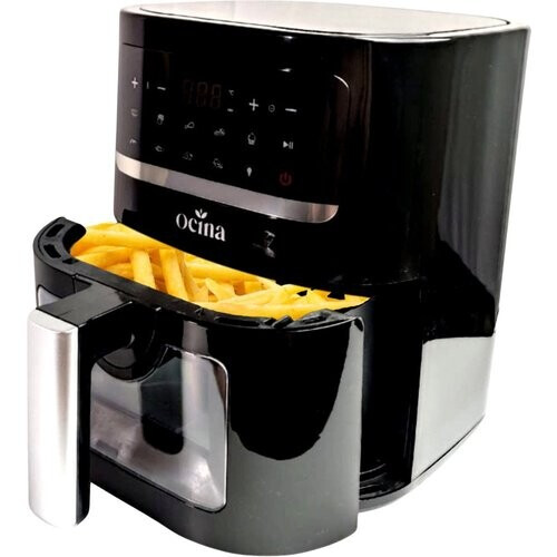 Tweedekans Ocina Airfryer - Heteluchtfriteuse - 1600W - 4,5L - Digitaal display - Zwart Tweedehands