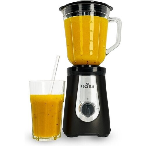 Tweedekans Ocina Blender - Smoothie Maker - 1L - 500W - Mat Zwart Tweedehands