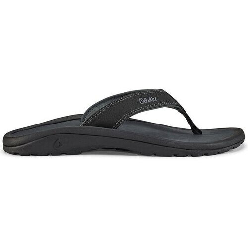 Tweedekans Olukai Ohana Heren Slipper Black/Dark Shadow 40 Tweedehands