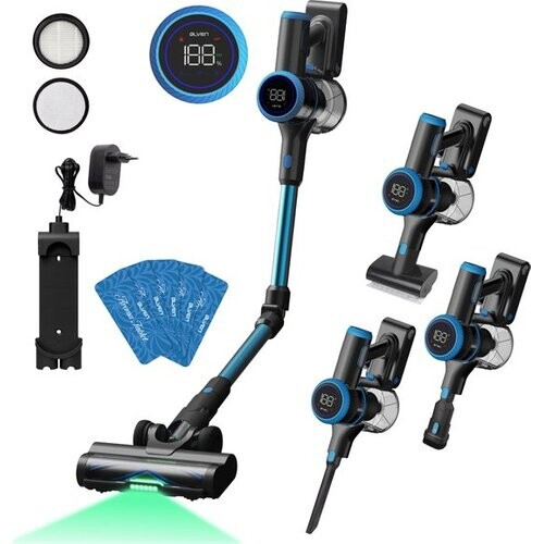 Tweedekans Ølven Steelstofzuiger CleanMax - Draadloos - 400W - Kruimeldief - 55Min Accu - Stofzuiger Zonder Zak - Aroma Functie Tweedehands