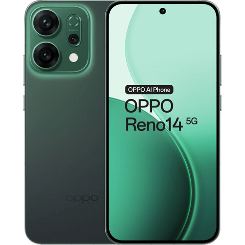 Tweedekans OPPO Reno 14 512GB Groen 5G Tweedehands