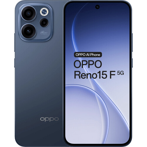 Tweedekans OPPO Reno15 F 256GB Donkerblauw 5G Tweedehands