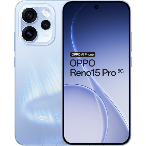 Tweedekans OPPO Reno15 Pro 512GB Lichtblauw 5G Tweedehands