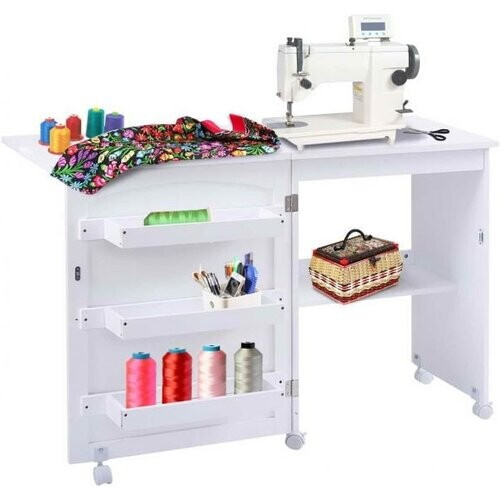 Tweedekans Opvouwbare naaimachine tafel naailagetafel multi -vurige tafel bureau werktafel Tweedehands