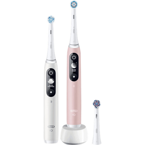 Tweedekans Oral-B iO Series 6N Duo Pack Wit + Roze Tweedehands