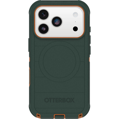 Tweedekans Otterbox Defender Pro iPhone 17 Pro Back Cover met MagSafe Magneet Groen Tweedehands