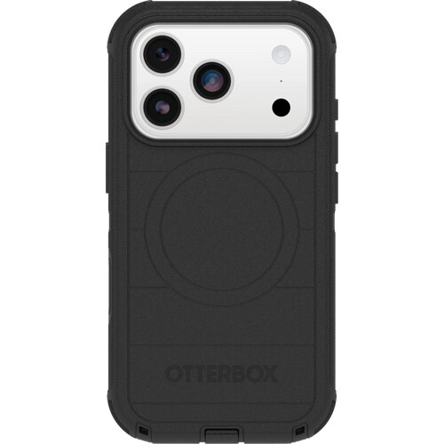 Tweedekans Otterbox Defender Pro iPhone 17 Pro Back Cover met MagSafe Magneet Zwart Tweedehands