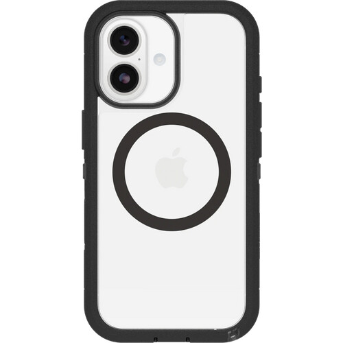 Tweedekans Otterbox Defender Pro XT iPhone 17 Back Cover met MagSafe Magneet Transparant Zwarte Rand Tweedehands