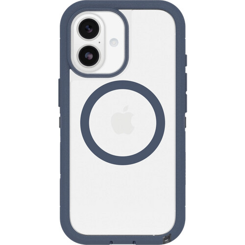 Tweedekans Otterbox Defender Pro XT iPhone 17 Back Cover met MagSafe Magneet Transparant Blauwe Rand Tweedehands