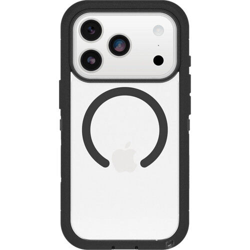 Tweedekans OtterBox Defender Pro XT iPhone 17 Pro Back Cover met MagSafe Magneet Transparant Zwart Tweedehands