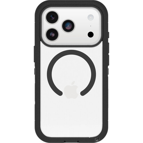 Tweedekans Otterbox Defender Pro XT iPhone 17 Pro Back Cover met MagSafe Magneet Transparant Zwart Tweedehands