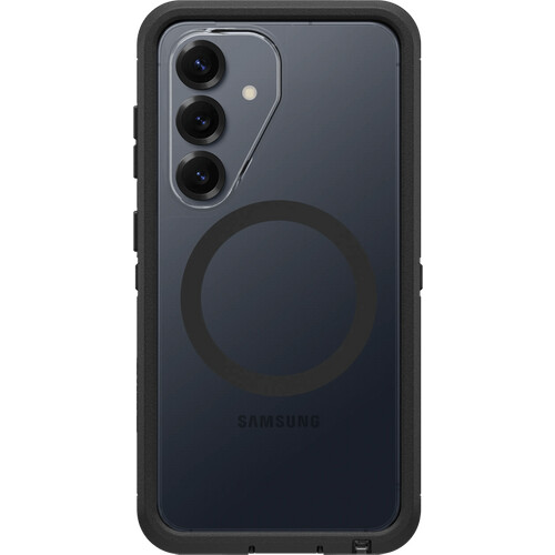 Tweedekans Otterbox Defender Samsung Galaxy S26 Back Cover met Magneet Transparant Zwarte Rand Tweedehands