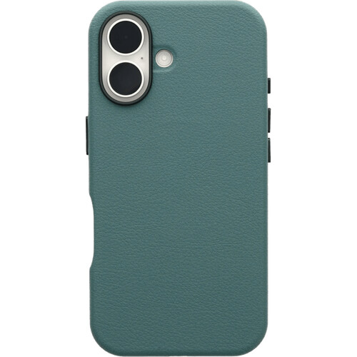 Tweedekans Otterbox Symmetry Apple iPhone 16 Back Cover met MagSafe Magneet Leer Groen Tweedehands