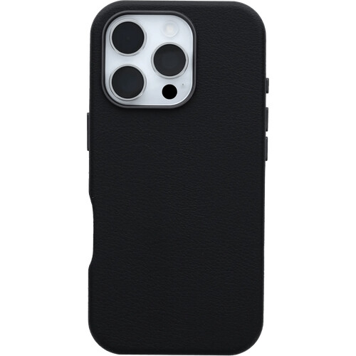 Tweedekans Otterbox Symmetry Apple iPhone 16 Back Cover met MagSafe Magneet Leer Zwart Tweedehands